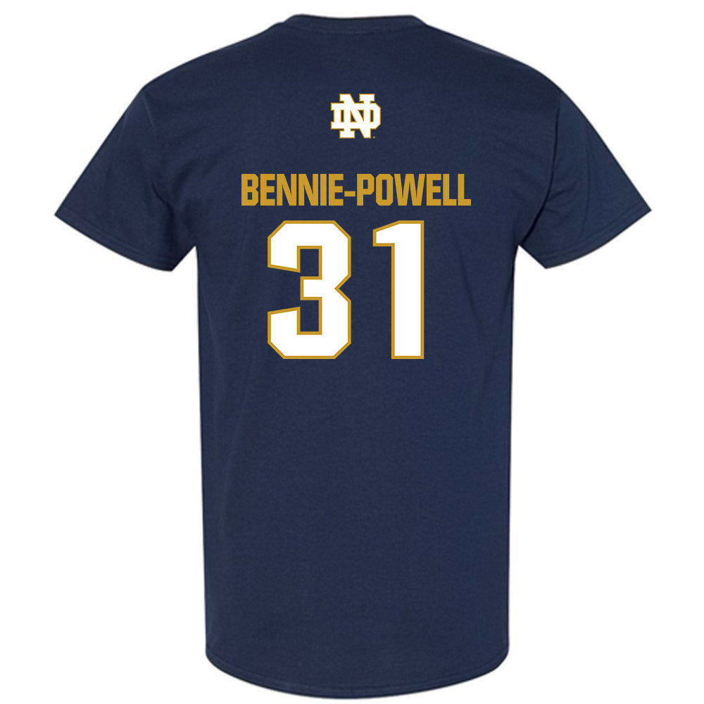 Notre Dame - NCAA Football : Taebron Bennie-Powell - Classic Fashion Shersey T-Shirt-1