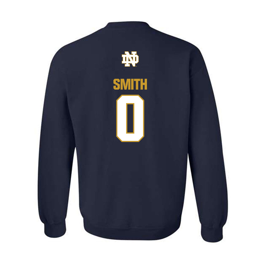 Notre Dame - NCAA Football : DeVonta Smith - Classic Fashion Shersey Crewneck Sweatshirt-1