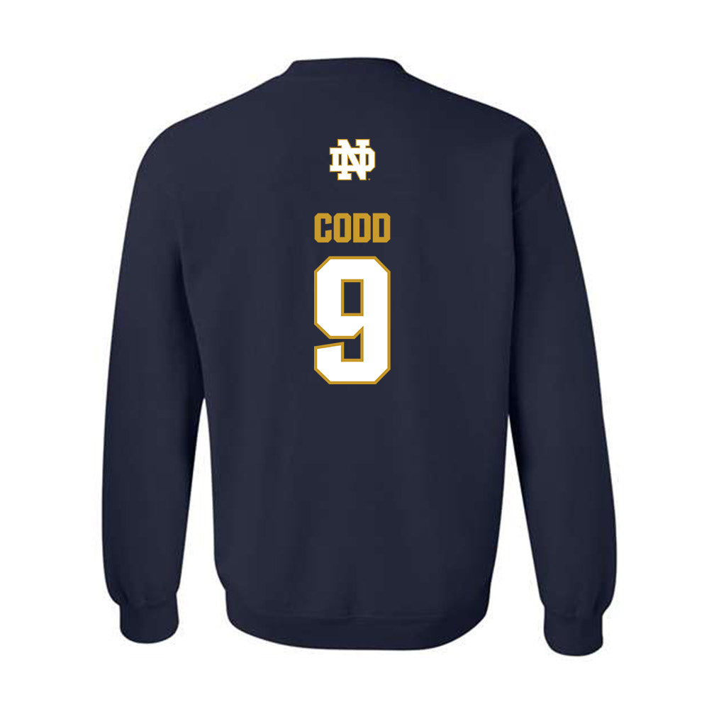 Notre Dame - NCAA Women's Soccer : Charlie Codd - Classic Fashion Shersey Crewneck Sweatshirt-1