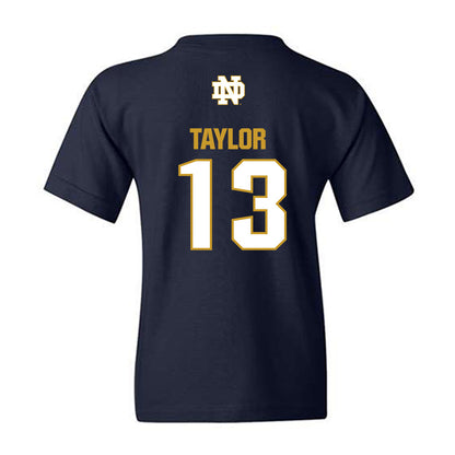 Notre Dame - NCAA Men's Lacrosse : Jake Taylor - Classic Fashion Shersey Youth T-Shirt-1