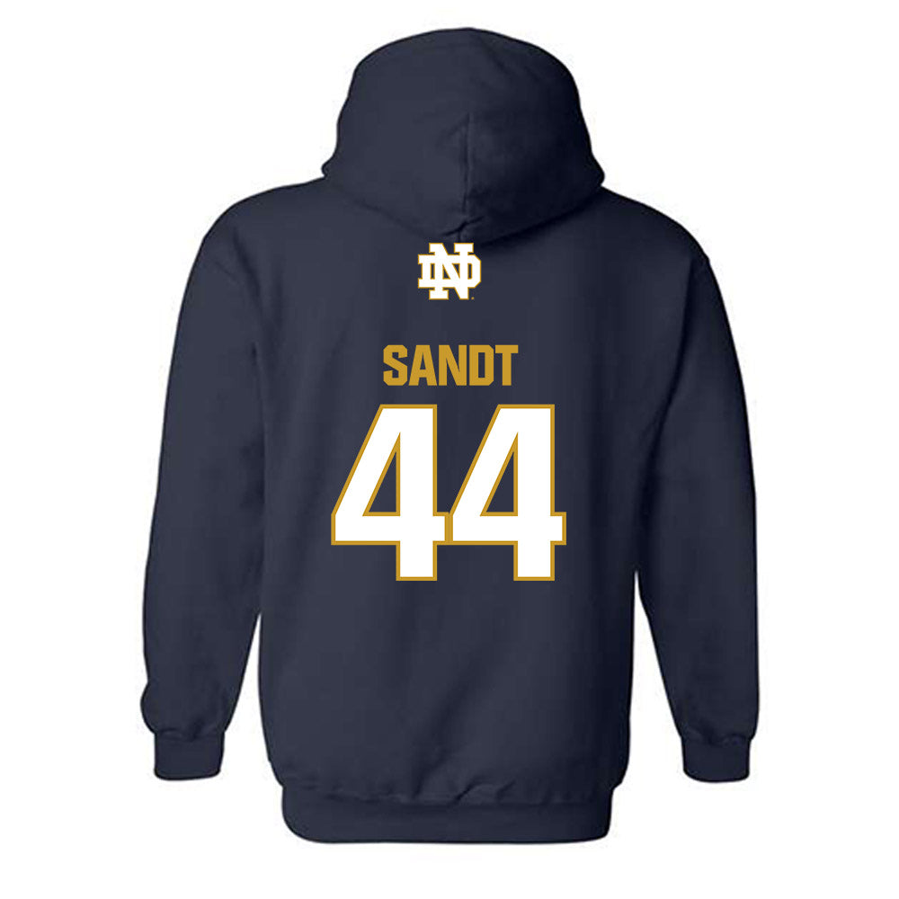 Notre Dame - NCAA Women's Volleyball : Ella Sandt - Classic Fashion Shersey Hooded Sweatshirt