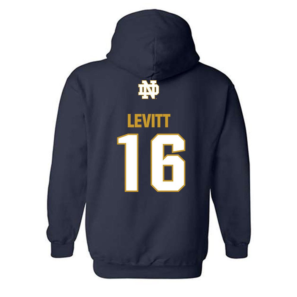 Notre Dame - NCAA Softball : Olivia Levitt - Classic Fashion Shersey Hooded Sweatshirt