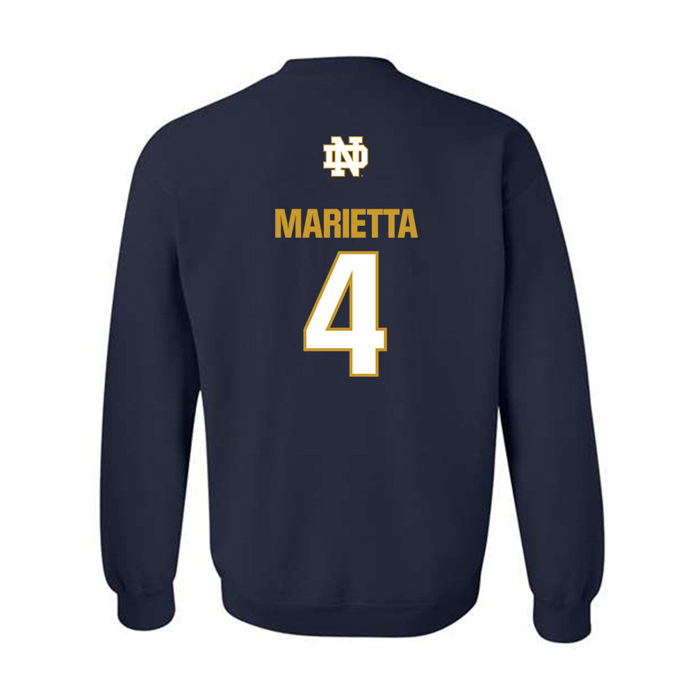 Notre Dame - NCAA Softball : Ashley Marietta - Classic Fashion Shersey Crewneck Sweatshirt-1