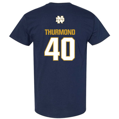 Notre Dame - NCAA Baseball : Eli Thurmond - Classic Fashion Shersey T-Shirt-1
