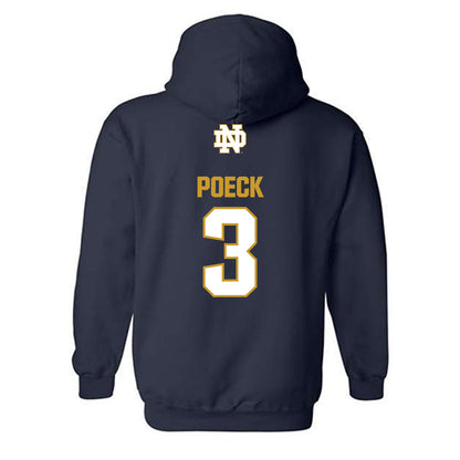 Notre Dame - NCAA Softball : Sydny Poeck - Classic Fashion Shersey Hooded Sweatshirt