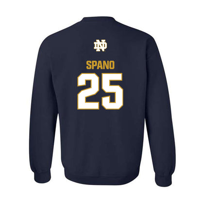 Notre Dame - NCAA Men's Lacrosse : Tyler Spano - Classic Fashion Shersey Crewneck Sweatshirt-1