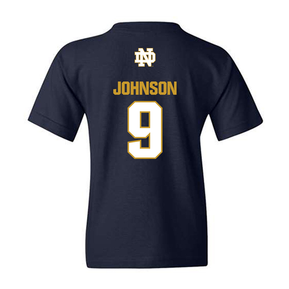 Notre Dame - NCAA Football : Brauntae Johnson - Classic Fashion Shersey Youth T-Shirt-1