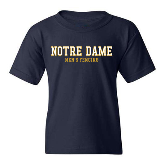 Notre Dame - NCAA Men's Fencing : Ian Goldfine - Classic Fashion Shersey Youth T-Shirt