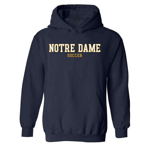 Notre Dame - NCAA Women's Soccer : Ally Pinto - Classic Fashion Shersey Hooded Sweatshirt-0