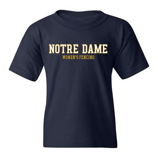 Notre Dame - NCAA Women's Fencing : Lola Possick - Classic Fashion Shersey Youth T-Shirt