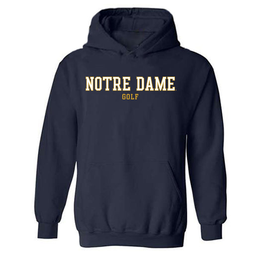 Notre Dame - NCAA Women's Golf : Jordan Levitt - Classic Fashion Shersey Hooded Sweatshirt-0