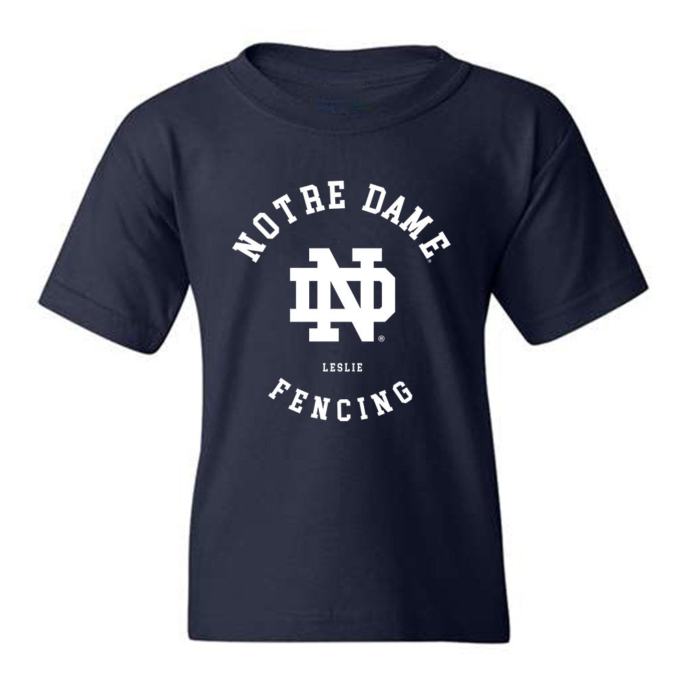 Notre Dame - NCAA Women's Fencing : Ryanne Leslie - Classic Fashion Shersey Youth T-Shirt