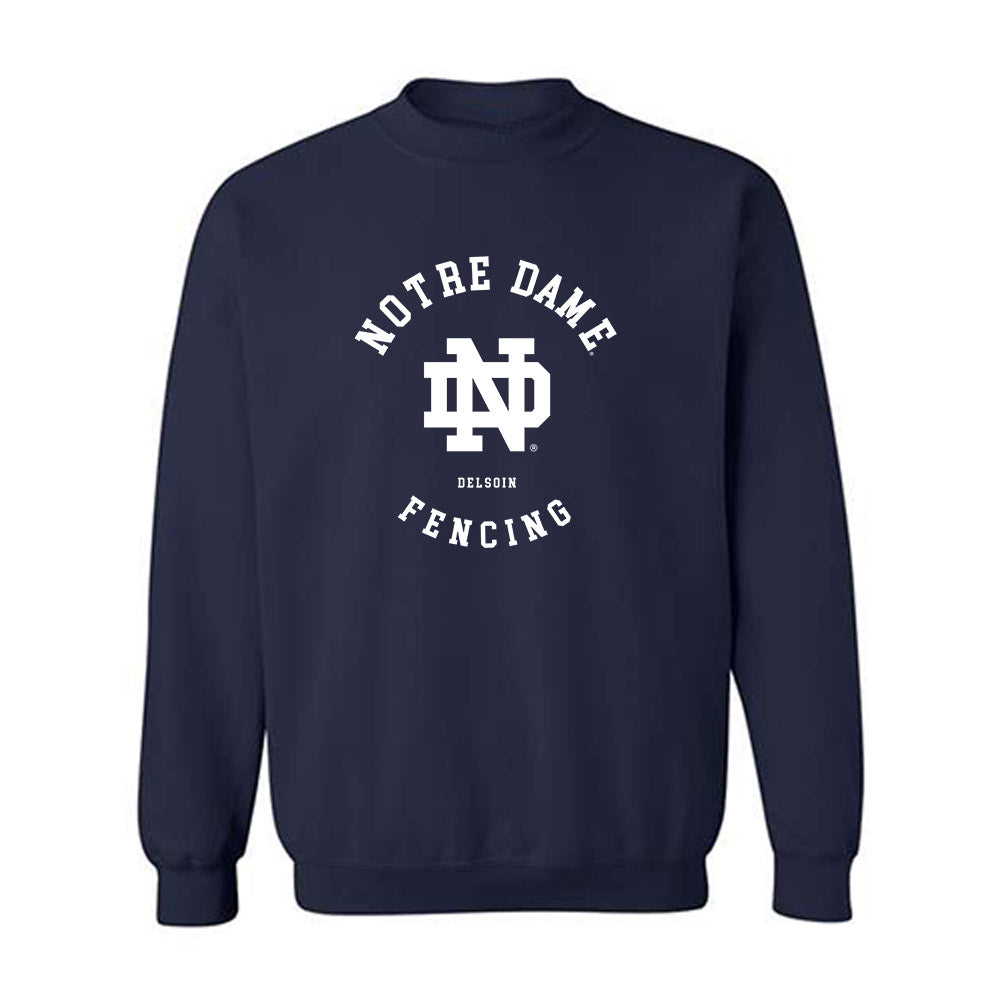 Notre Dame - NCAA Women's Fencing : Chelsea Delsoin - Classic Fashion Shersey Crewneck Sweatshirt