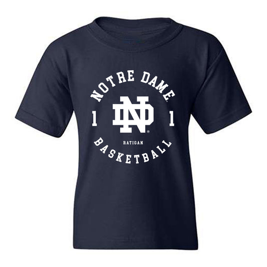 Notre Dame - NCAA Women's Basketball : Kelly Ratigan - Classic Fashion Shersey Youth T-Shirt-0