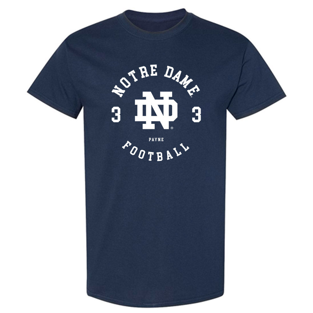 Notre Dame - NCAA Football : Gi'Bran Payne - Classic Fashion Shersey T-Shirt-0