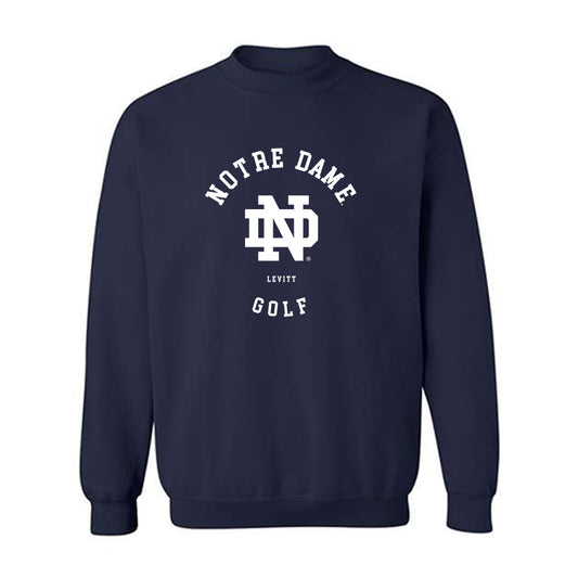 Notre Dame - NCAA Women's Golf : Jordan Levitt - Classic Fashion Shersey Crewneck Sweatshirt-0