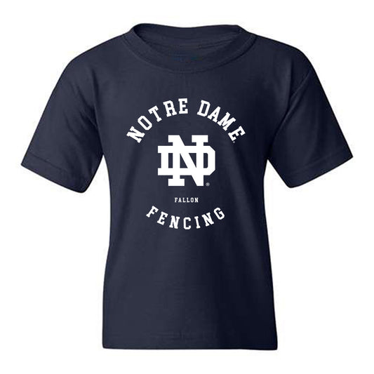 Notre Dame - NCAA Women's Fencing : Kyle Fallon - Classic Fashion Shersey Youth T-Shirt-0