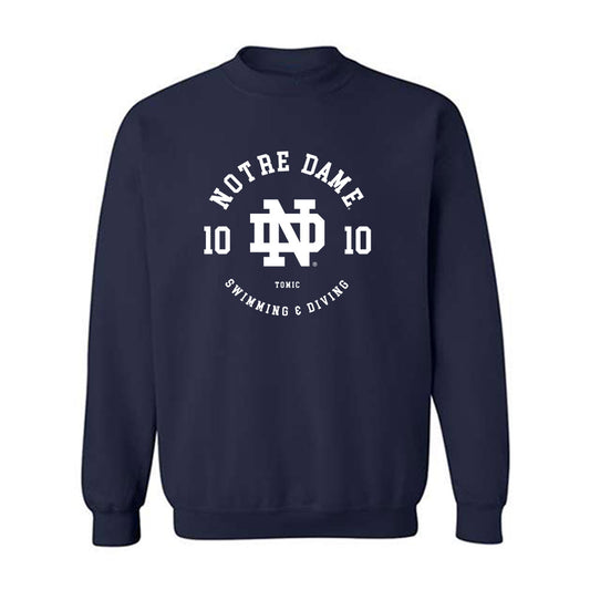 Notre Dame - NCAA Men's Swimming & Diving : Hrvoje Tomic - Classic Fashion Shersey Crewneck Sweatshirt