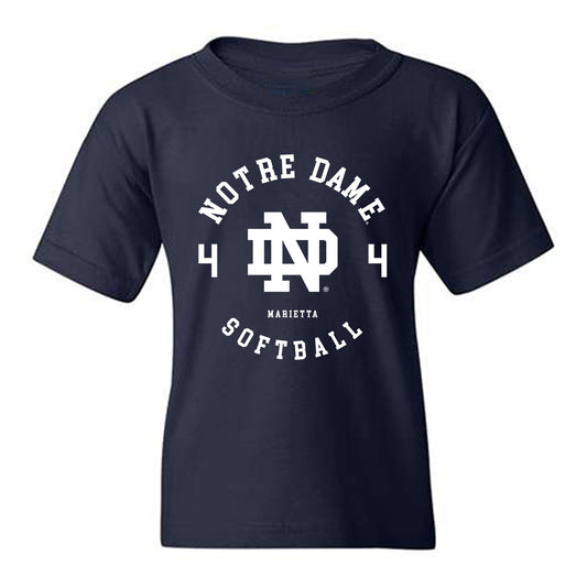 Notre Dame - NCAA Softball : Ashley Marietta - Classic Fashion Shersey Youth T-Shirt-0