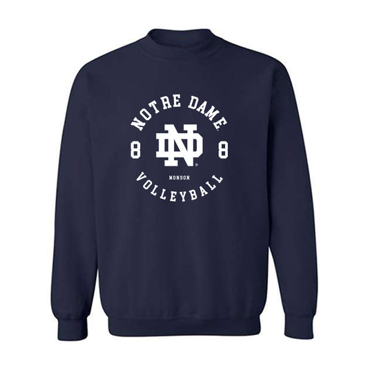 Notre Dame - NCAA Women's Volleyball : Hattie Monson - Classic Fashion Shersey Crewneck Sweatshirt