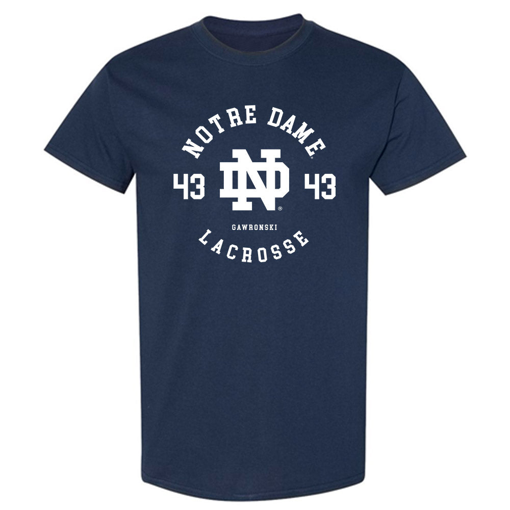 Notre Dame - NCAA Women's Lacrosse : Avery Gawronski - Classic Fashion Shersey T-Shirt-0