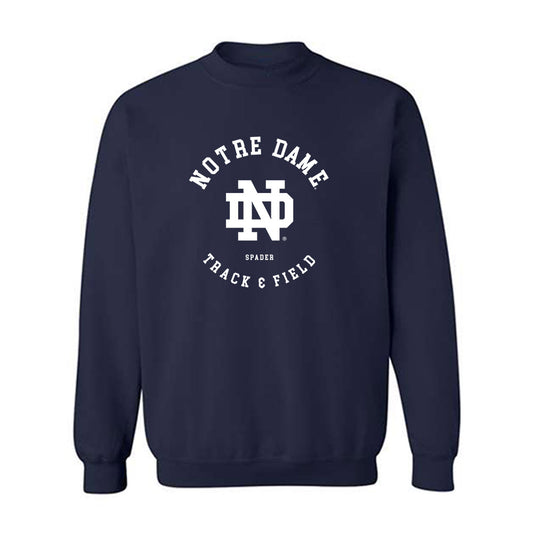 Notre Dame - NCAA Men's Track & Field : Travis Spader - Classic Fashion Shersey Crewneck Sweatshirt