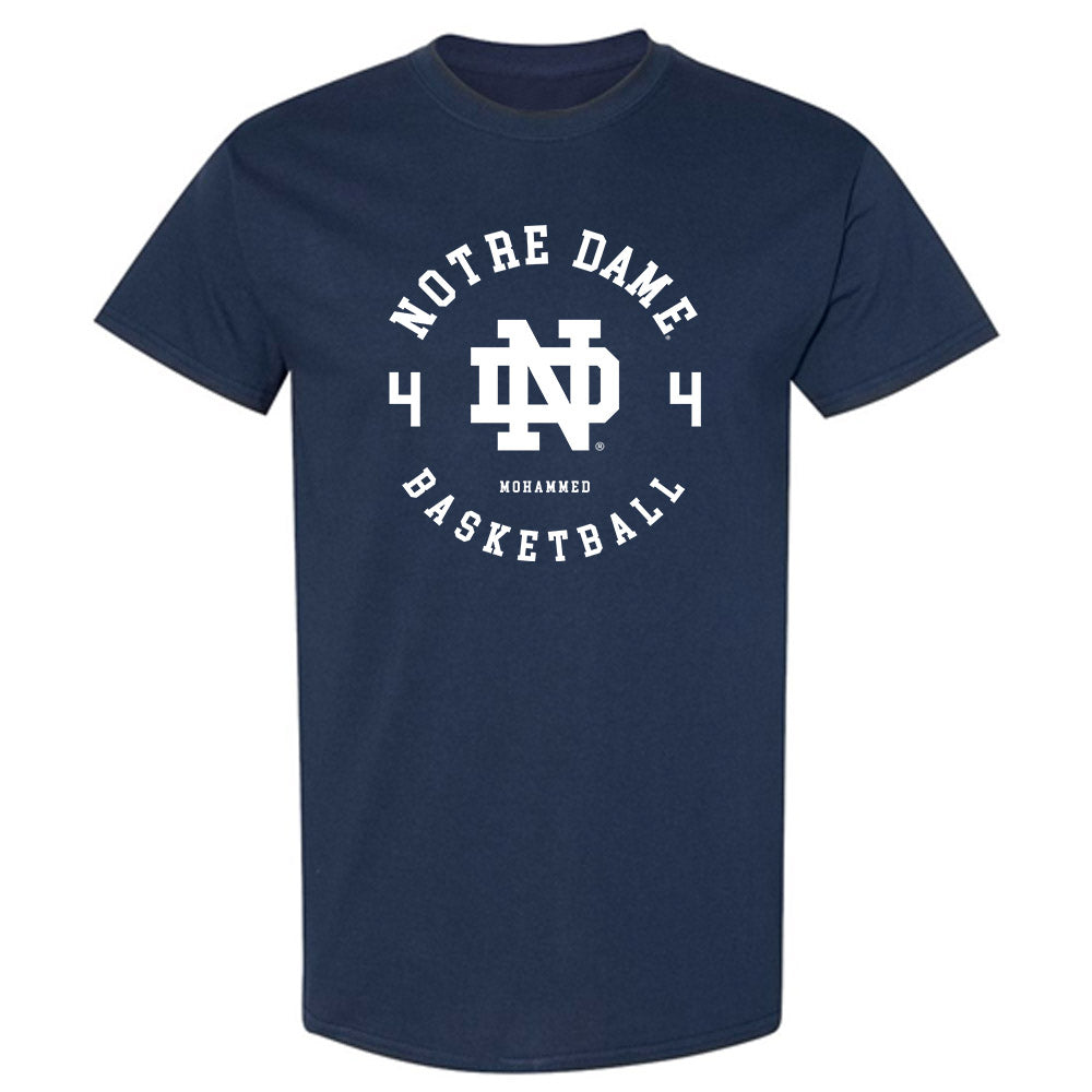 Notre Dame - NCAA Men's Basketball : Sir Mohammed - Classic Fashion Shersey T-Shirt-0