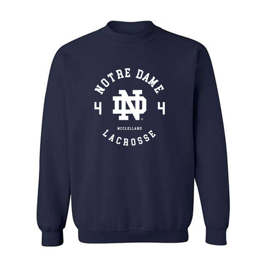 Notre Dame - NCAA Women's Lacrosse : Ellie McClelland - Classic Fashion Shersey Crewneck Sweatshirt-0
