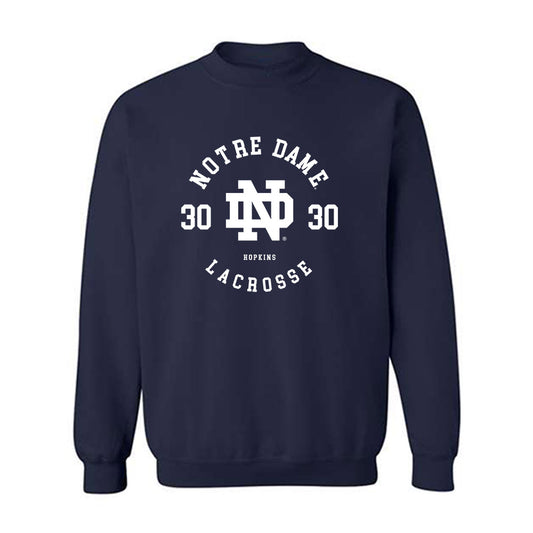 Notre Dame - NCAA Women's Lacrosse : Brooke Hopkins - Classic Fashion Shersey Crewneck Sweatshirt-0