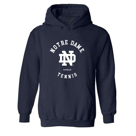 Notre Dame - NCAA Men's Tennis : Nicholas Patrick - Classic Fashion Shersey Hooded Sweatshirt-0