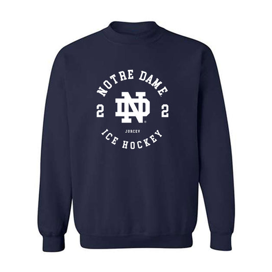 Notre Dame - NCAA Men's Ice Hockey : Jimmy Jurcev - Classic Fashion Shersey Crewneck Sweatshirt