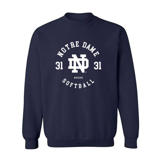  - NCAA Softball : Shannon Becker - Classic Fashion Shersey Crewneck Sweatshirt-0