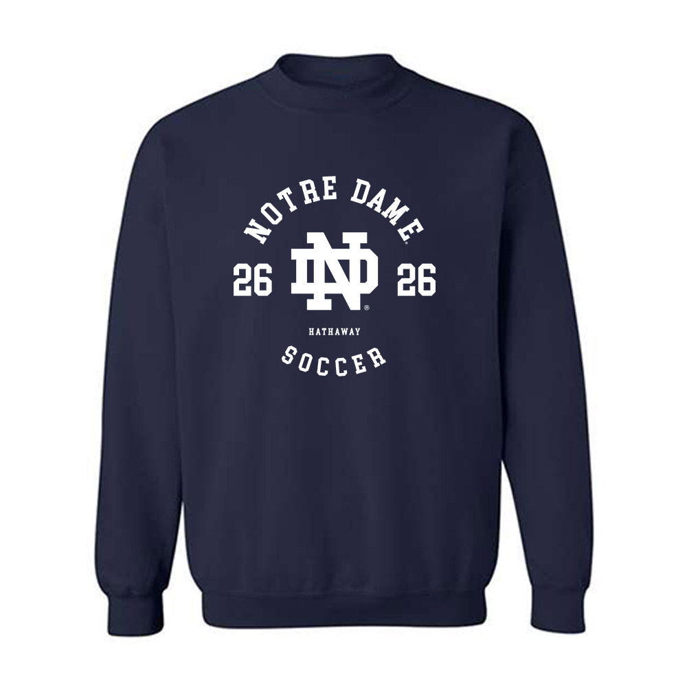  - NCAA Women's Soccer : Melinda Hathaway - Classic Fashion Shersey Crewneck Sweatshirt-0