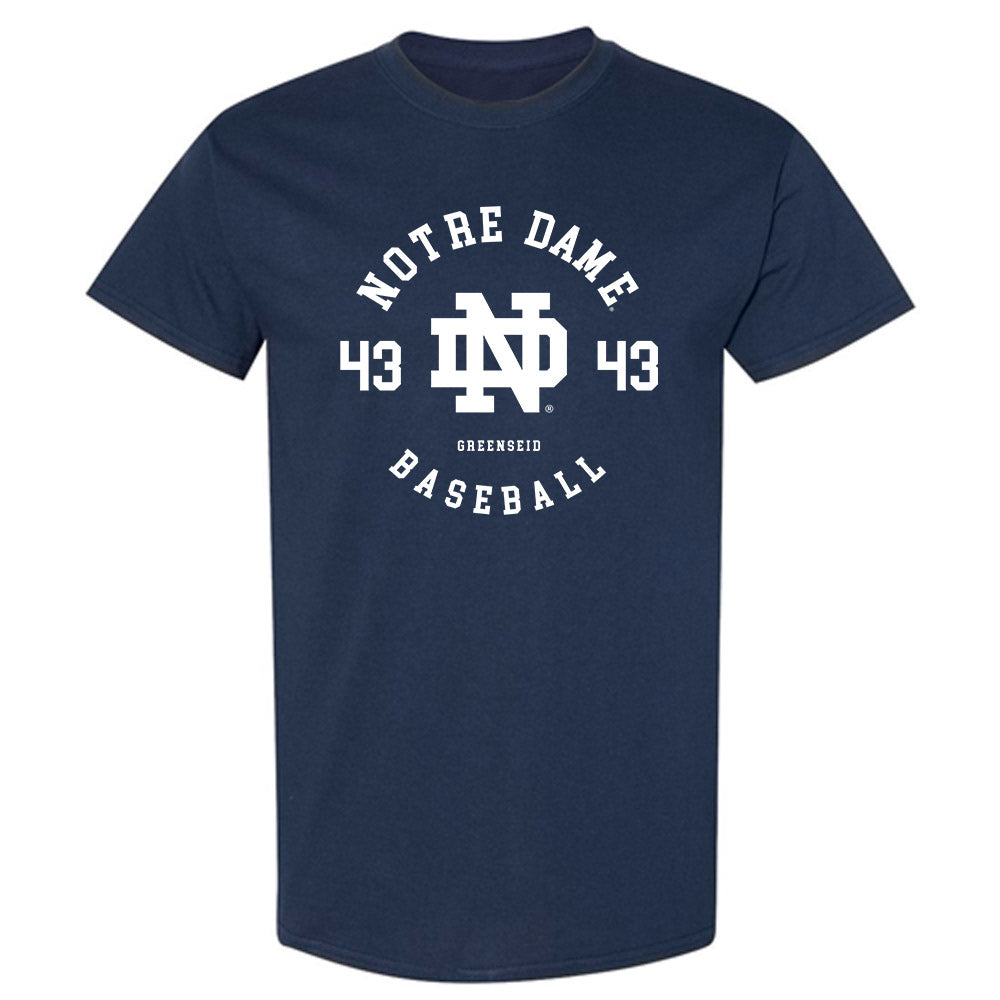 Notre Dame - NCAA Baseball : Noah Greenseid - Classic Fashion Shersey T-Shirt