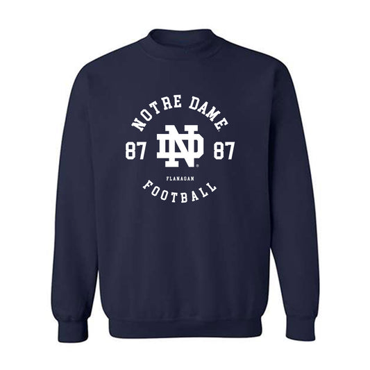 Notre Dame - NCAA Football : Cooper Flanagan - Classic Fashion Shersey Crewneck Sweatshirt-0