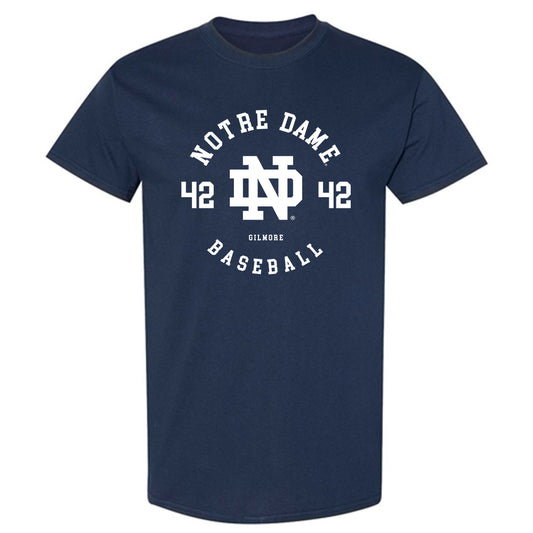Notre Dame - NCAA Baseball : Clark Gilmore - Classic Fashion Shersey T-Shirt-0