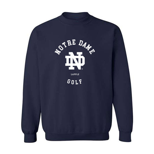 Notre Dame - NCAA Women's Golf : Alexsandra Lapple - Classic Fashion Shersey Crewneck Sweatshirt-0