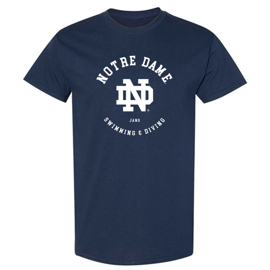 Notre Dame - NCAA Men's Swimming & Diving : Min-Gyo Jang - Classic Fashion Shersey T-Shirt-0