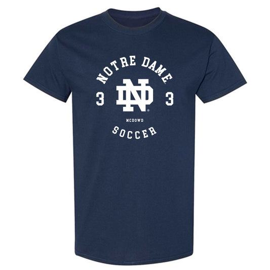 Notre Dame - NCAA Men's Soccer : Sean McDowd - Classic Fashion Shersey T-Shirt-0