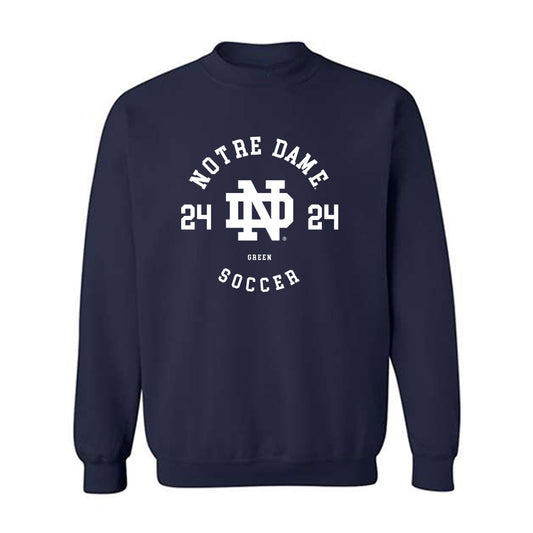 Notre Dame - NCAA Men's Soccer : Sebastian Green - Classic Fashion Shersey Crewneck Sweatshirt-0
