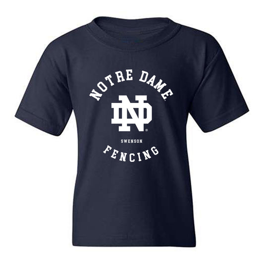 Notre Dame - NCAA Women's Fencing : Nikita Swenson - Classic Fashion Shersey Youth T-Shirt-0