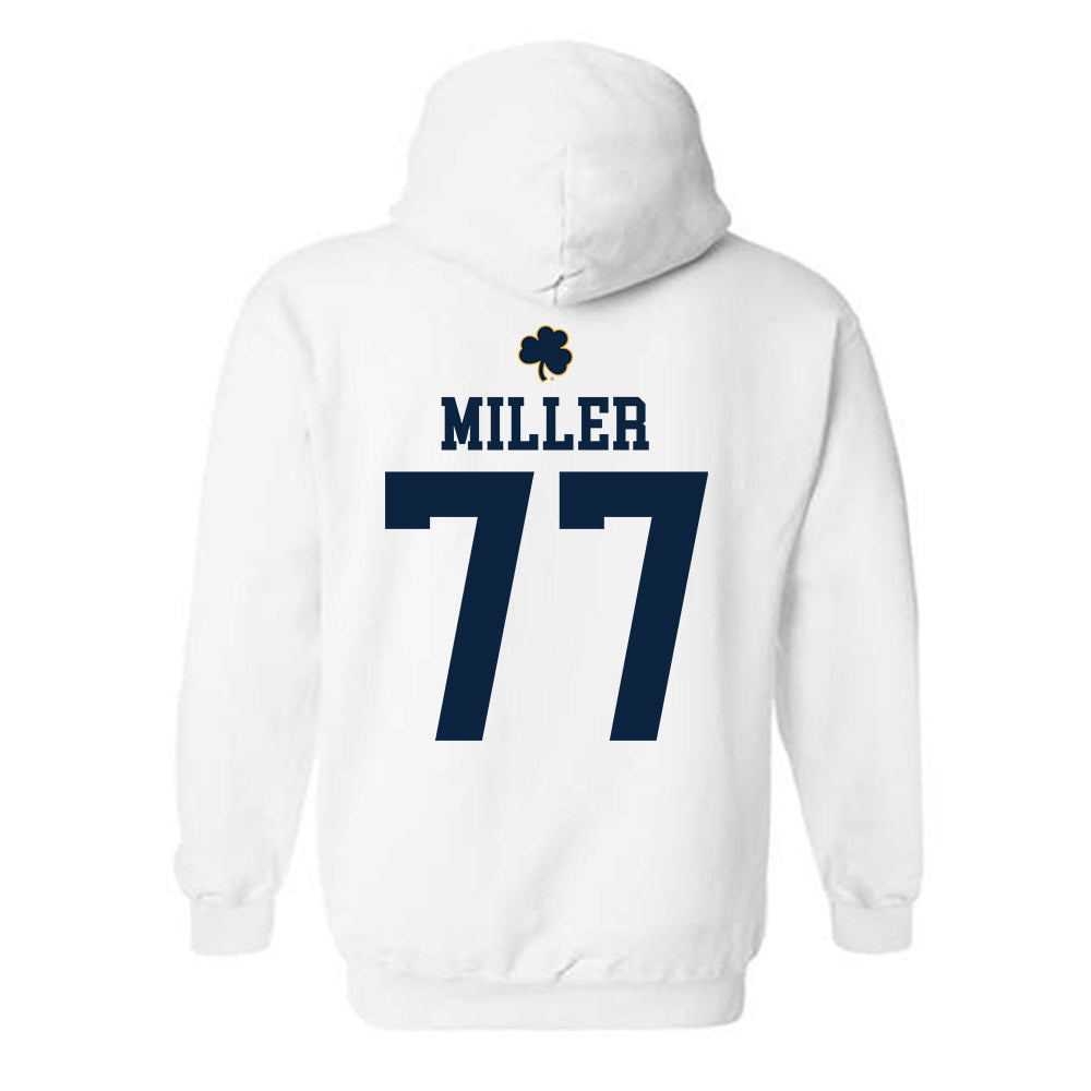 Notre Dame - NCAA Men's Lacrosse : Luke Miller - Classic Shersey Hooded Sweatshirt