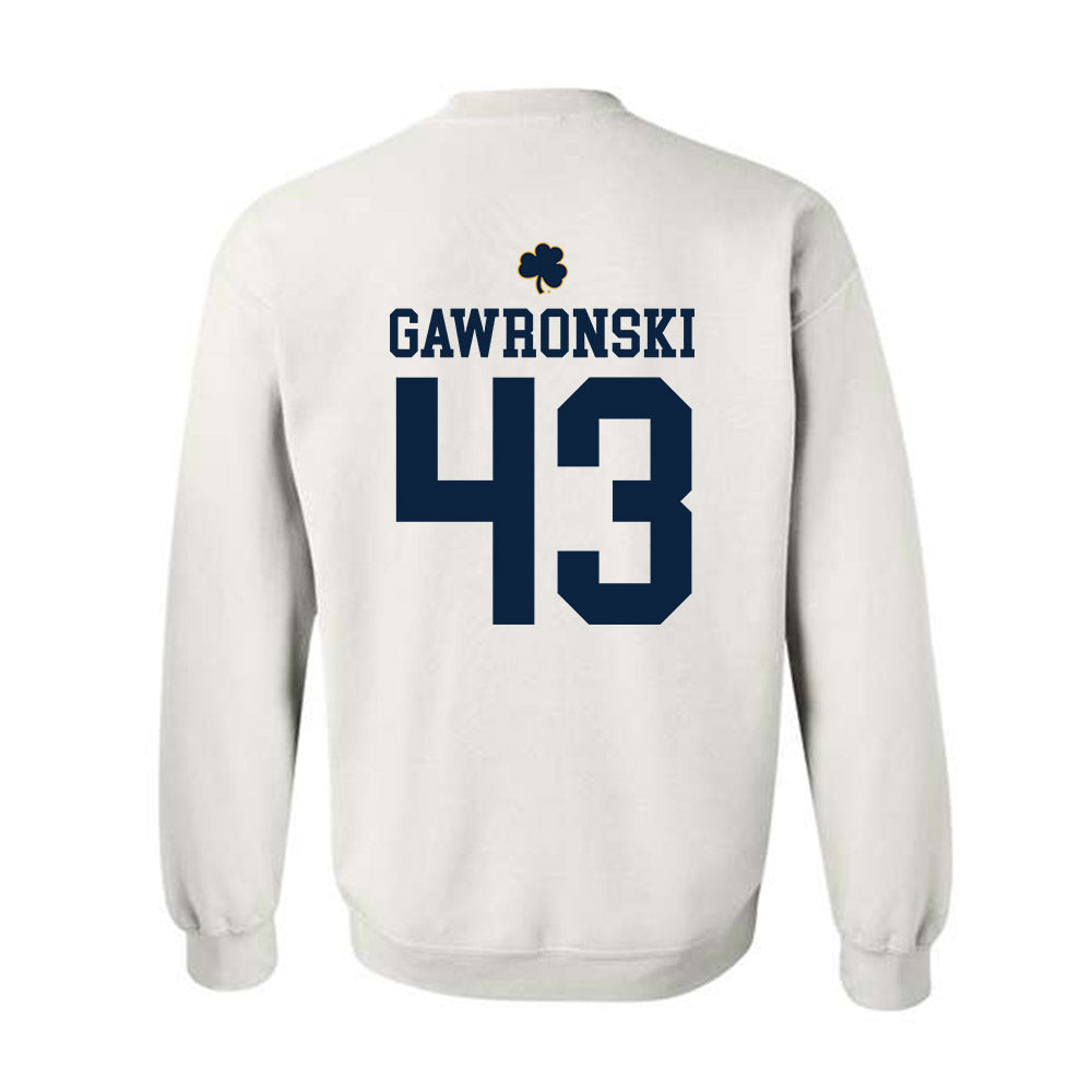 Notre Dame - NCAA Women's Lacrosse : Avery Gawronski - Classic Shersey Crewneck Sweatshirt-1