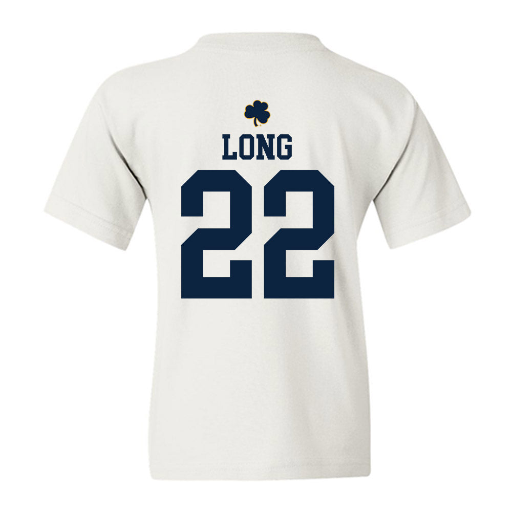 Notre Dame - NCAA Football : Ethan Long - Classic Shersey Youth T-Shirt-1