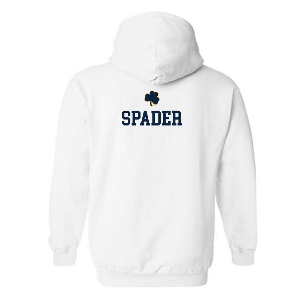 Notre Dame - NCAA Men's Track & Field : Travis Spader - Classic Shersey Hooded Sweatshirt