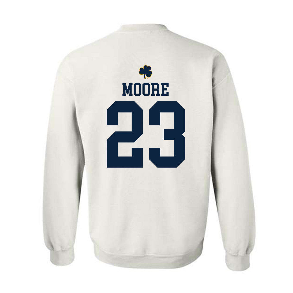 Notre Dame - NCAA Women's Lacrosse : Molly Moore - Classic Shersey Crewneck Sweatshirt-1