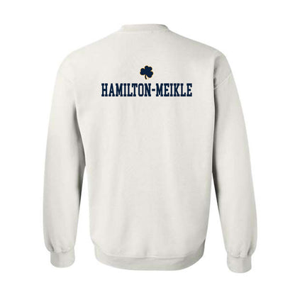 Notre Dame - NCAA Men's Fencing : Jonathan Hamilton-Meikle - Classic Shersey Crewneck Sweatshirt-1