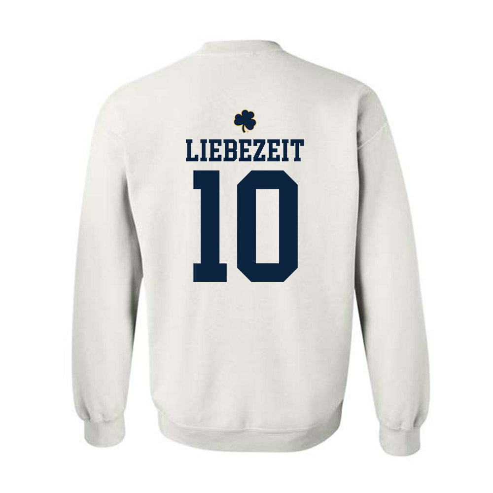 Notre Dame - NCAA Women's Lacrosse : Kiki Liebezeit - Classic Shersey Crewneck Sweatshirt-1