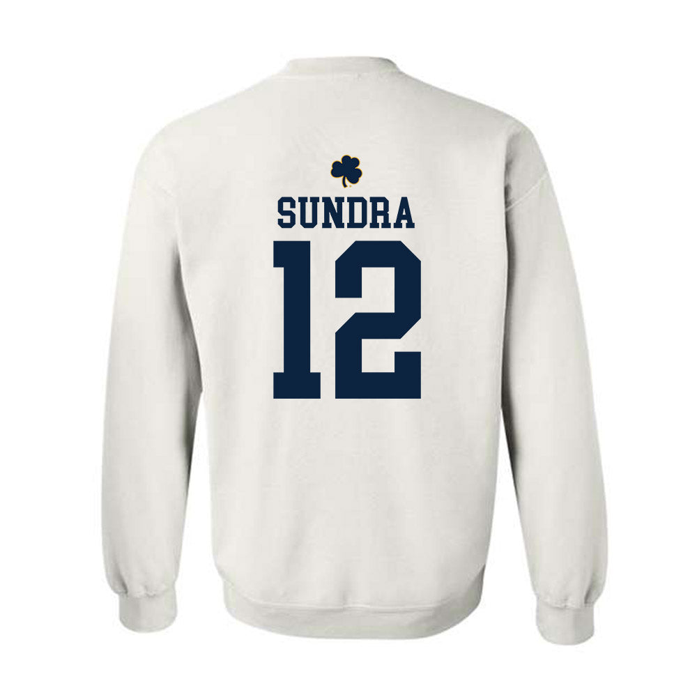 Notre Dame - NCAA Men's Basketball : Garrett Sundra - Classic Shersey Crewneck Sweatshirt-1