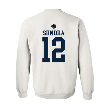 Notre Dame - NCAA Men's Basketball : Garrett Sundra - Classic Shersey Crewneck Sweatshirt-1